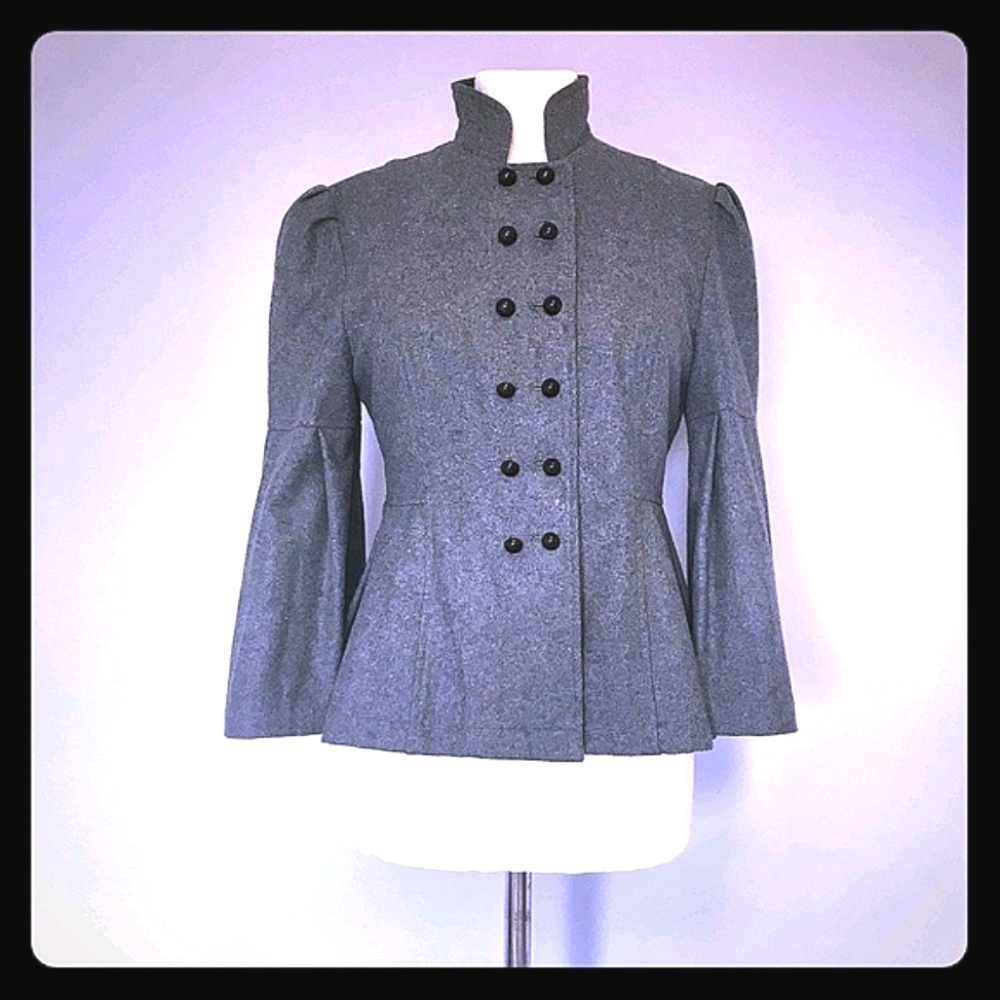 Diane Von Furstenberg grey wool jacket
